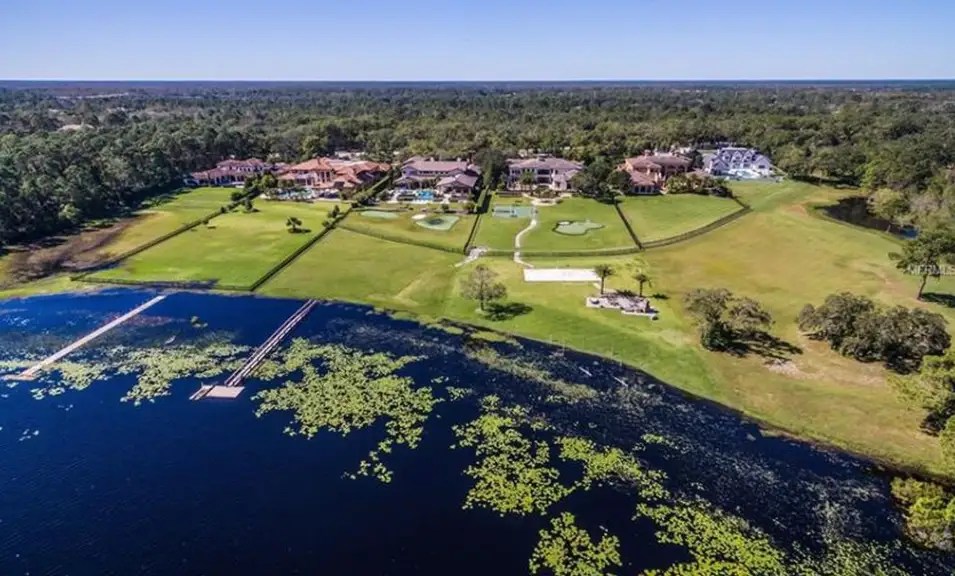 13,000 Square Foot Lakefront Mansion In Longwood, Florida Homes of