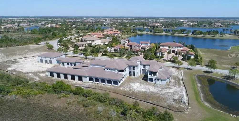 22,000 Square Foot Mansion Under Construction In Bradenton, Florida