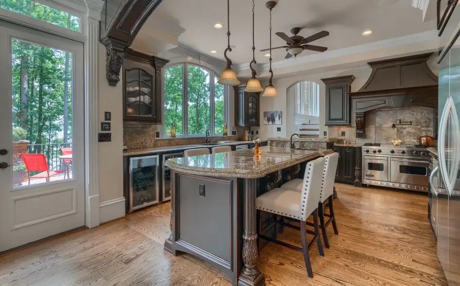 Lakefront Stone & Brick Home In Flowery Branch, Homes of the Rich