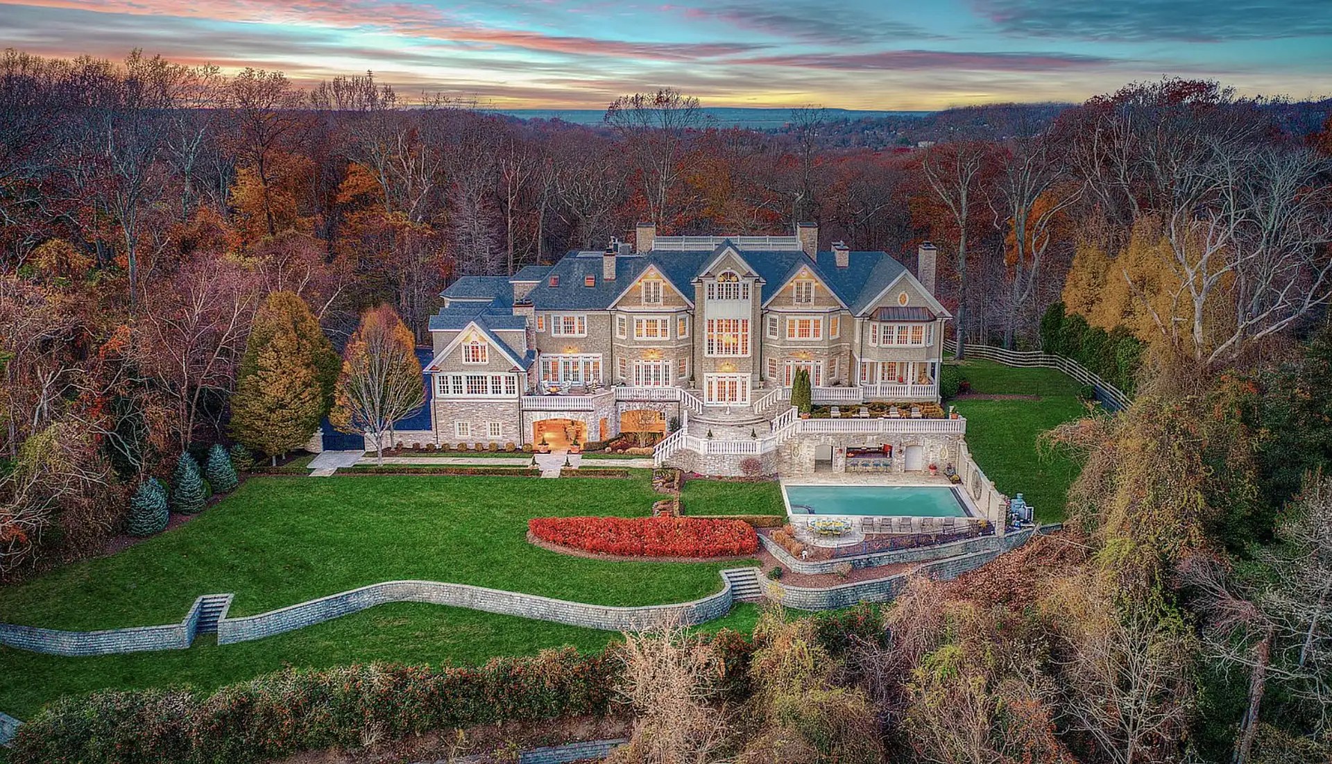 13 Million Colonial Style Home In Rumson, New Jersey (PHOTOS) Homes