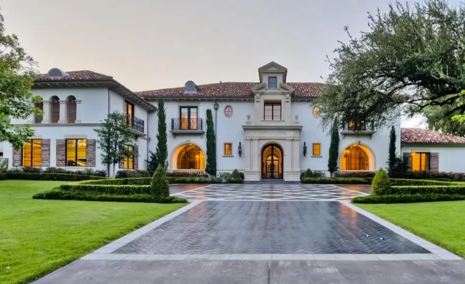 10,000 Square Foot Italian Renaissance Style Mansion In Dallas, Texas