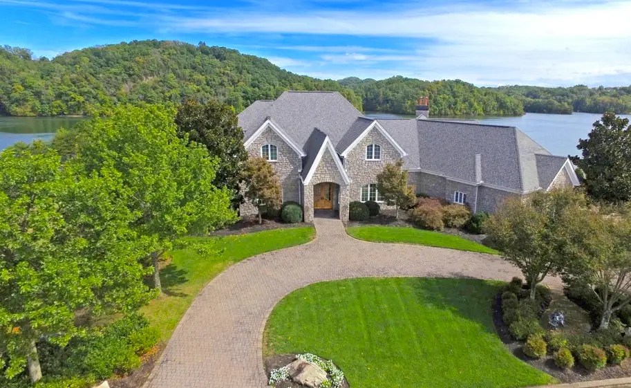 15,000 Square Foot Waterfront Stone Mansion In Vonore, TN Homes of