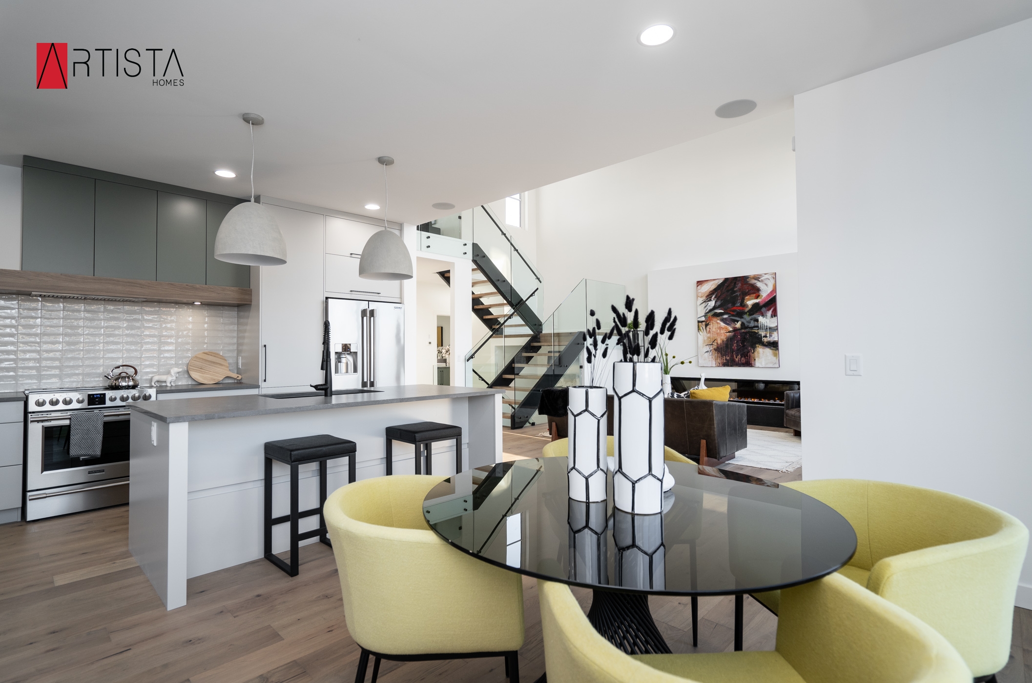 Artista Homes luxury home Oak Bluff West