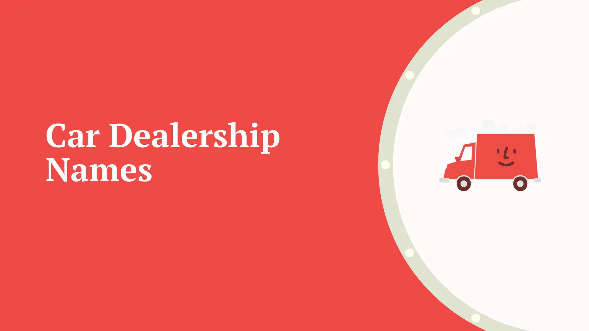 Car Dealership Names Generator and Ideas