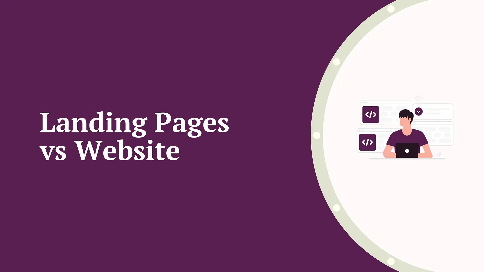 Landing Pages vs site What's Better for Online Marketing?