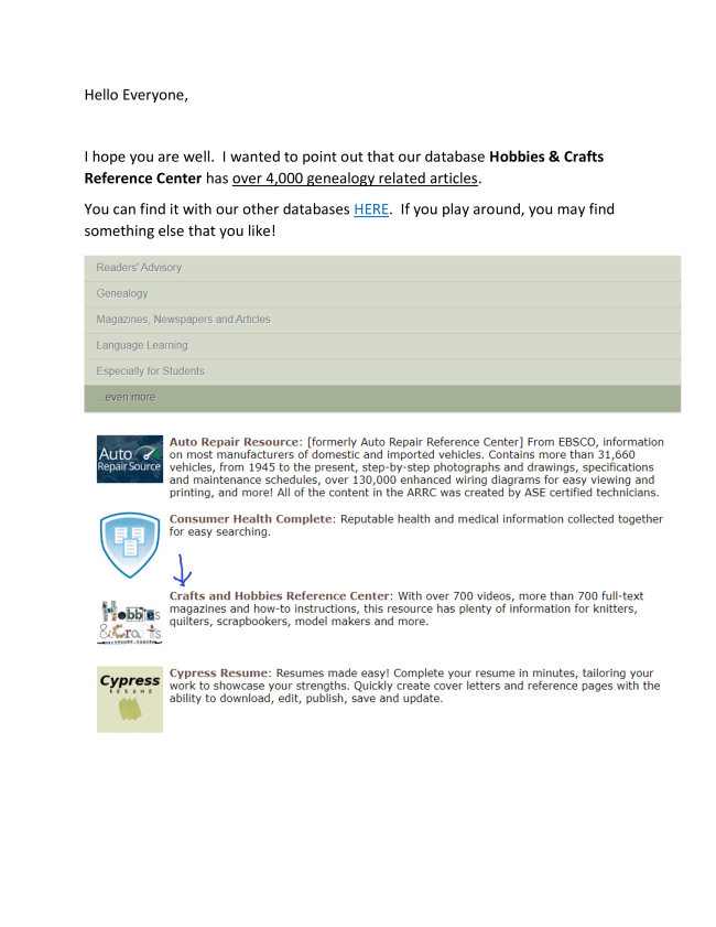 Genealogy Resource