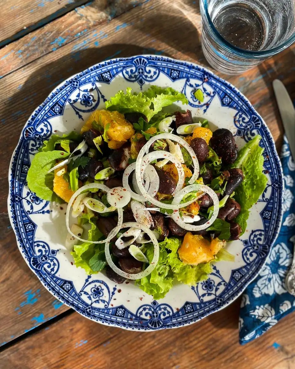 Gigantes Bean and Orange Salad The Wild Epicurean