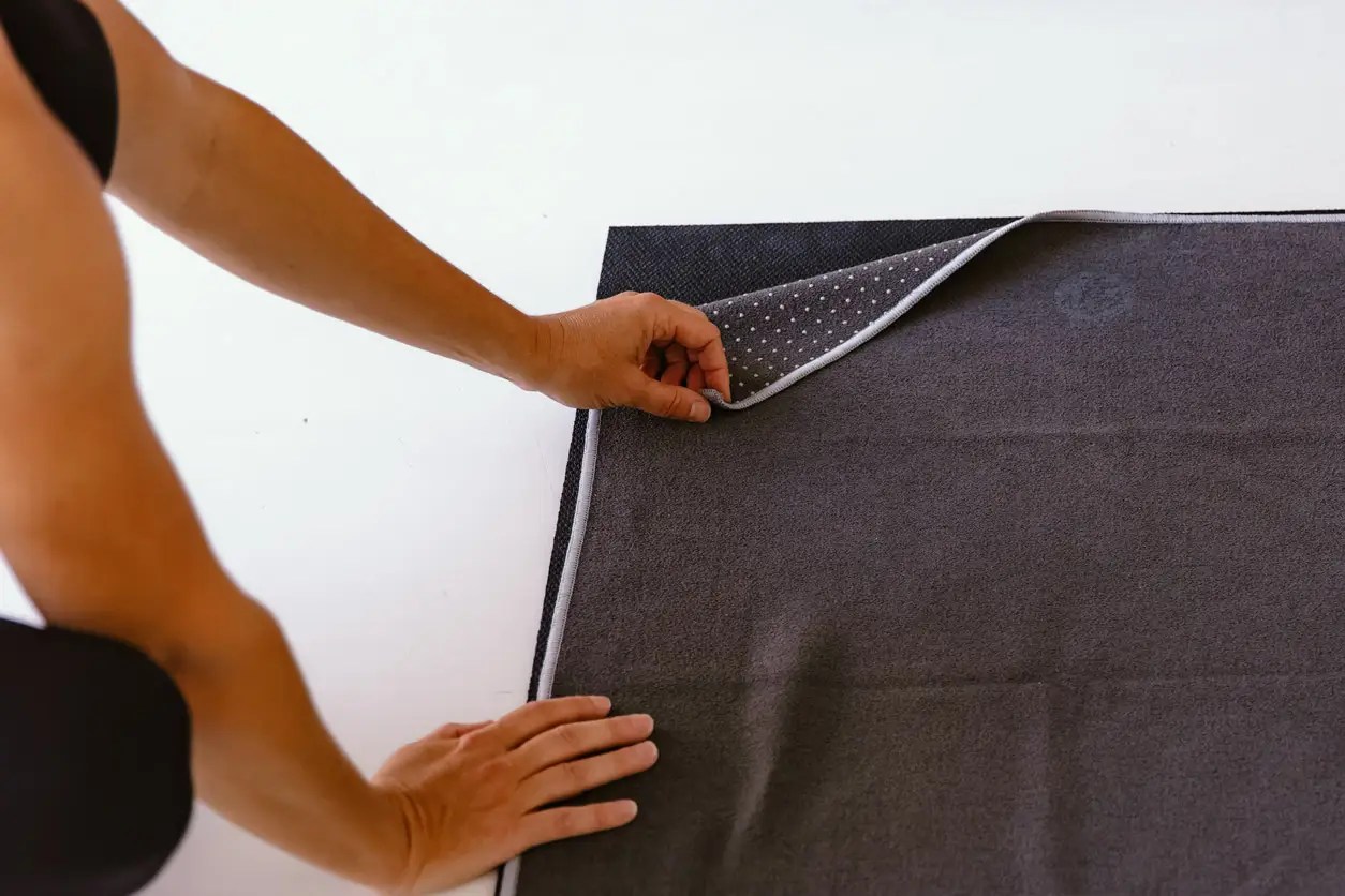 What is a Yoga Mat Towel Triangle Yoga