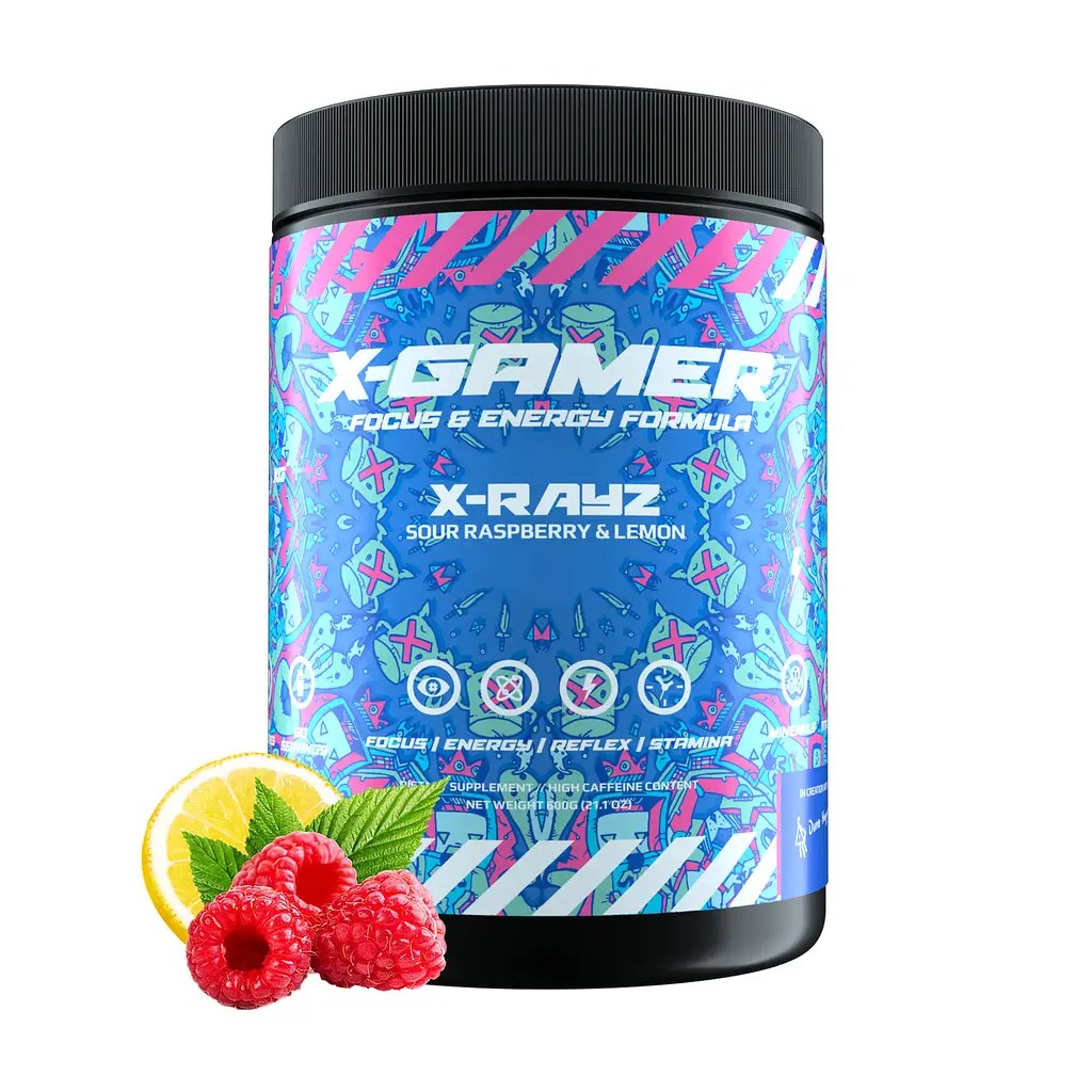 XGamer XRayz XTubz Himbeere + Zitrone 600 Gramm Energy Drink Pulver Snuffland.de
