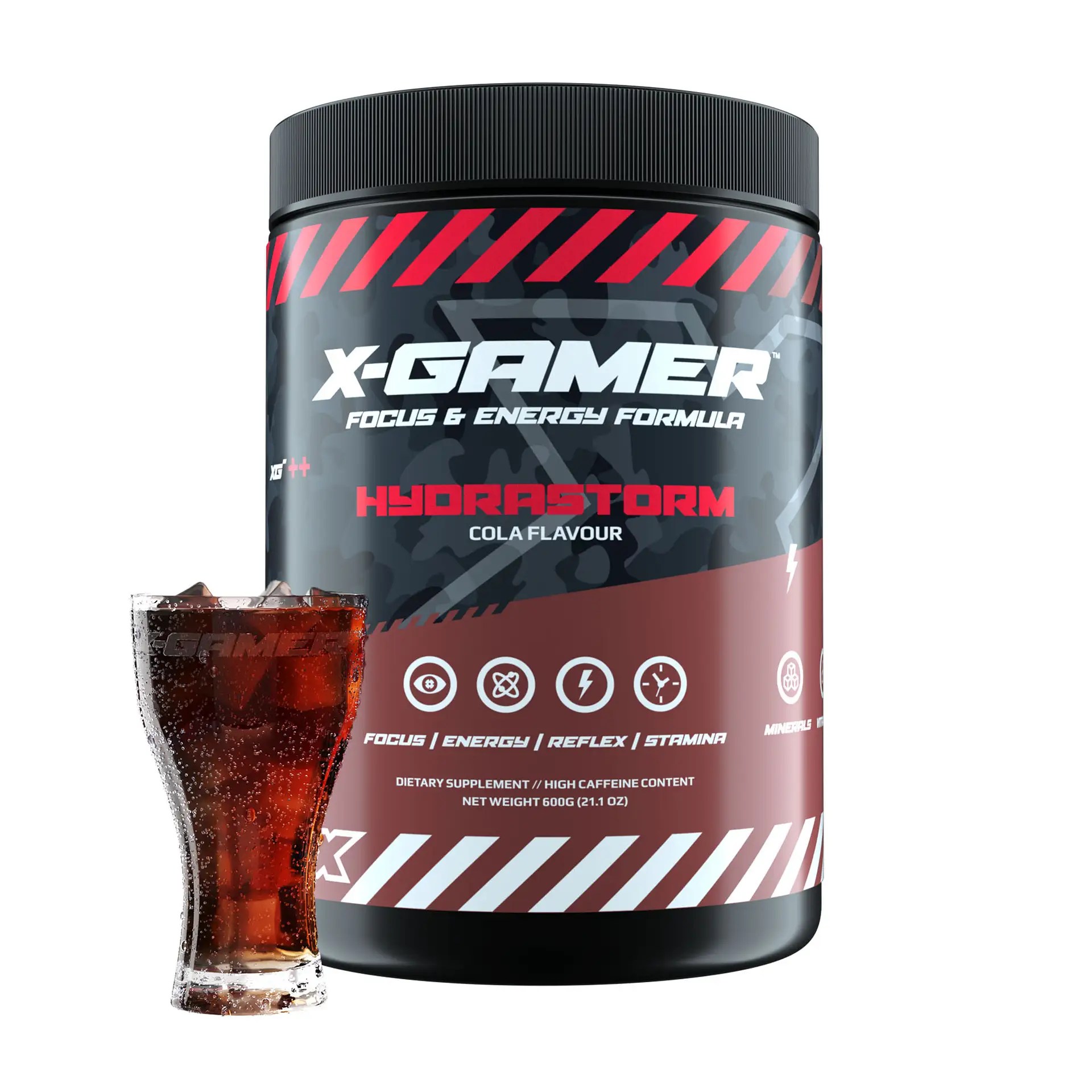XGamer Hydrastorm XTubz Cola 600 Gramm Energy Drink Pulver Snuffland.de Online Shop