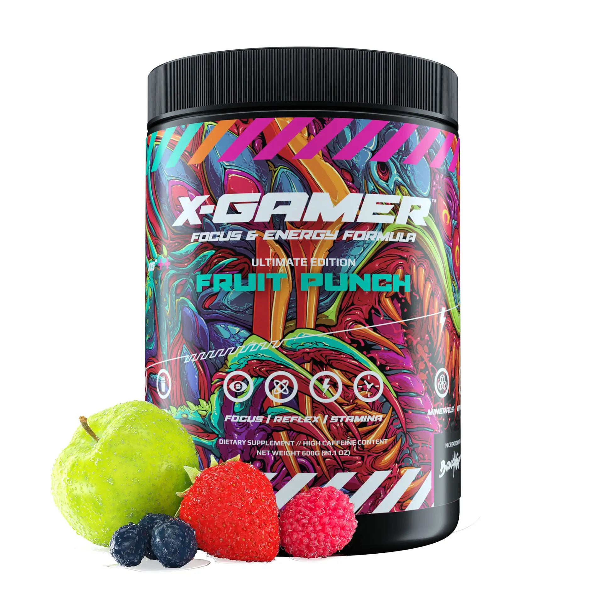 XGamer HydroBeast XTubz Fruit Punch 600 Gramm Energy Drink Pulver Snuffland.de Online Shop