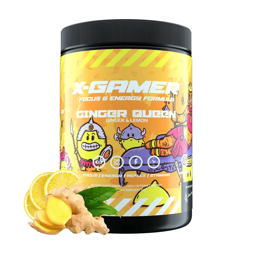 XGamer Ginger Queen XTubz Ingwer + Zitrone 600 Gramm Energy Drink Pulver Snuffland.de