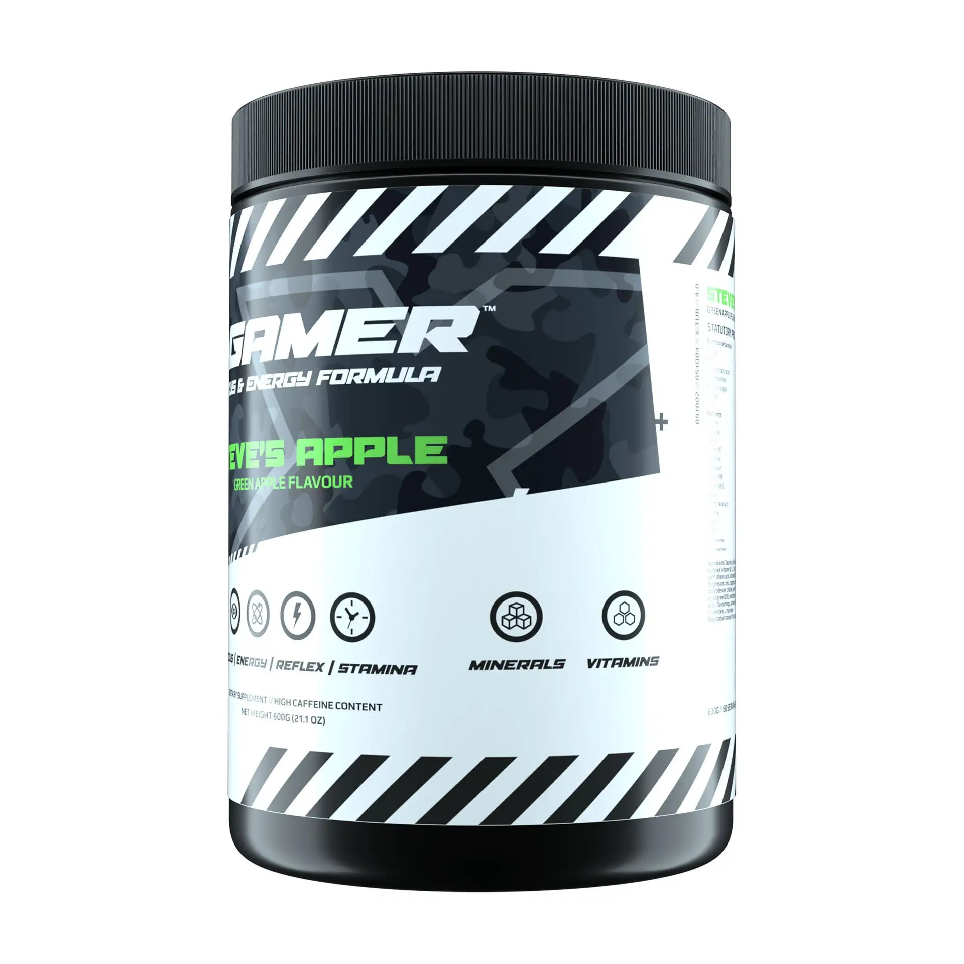 XGamer Steves Apple XTubz Grüner Apfel 600 Gramm Energy Drink Pulver Snuffland.de