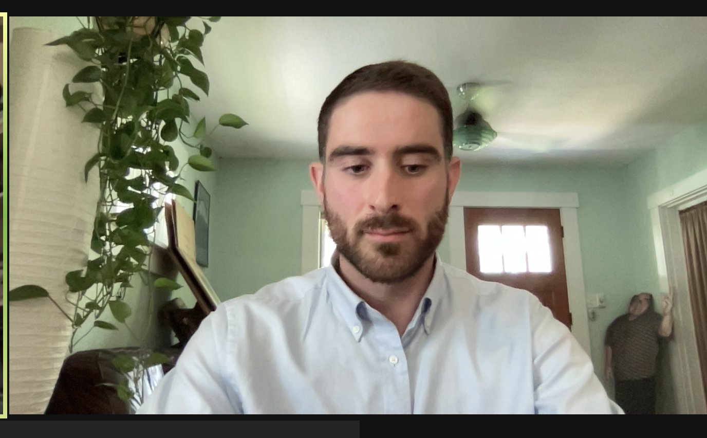 Oh no I just did my character & fitness interview for the bar with a