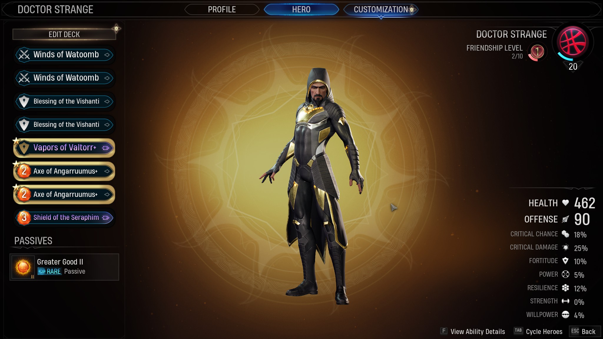 Midnight Sun Dr. Strange Suit MLTSHP