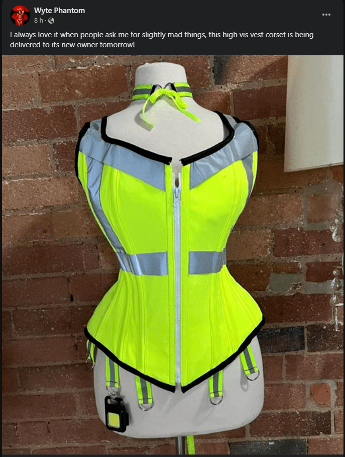 High Vis Vest Corset MLTSHP
