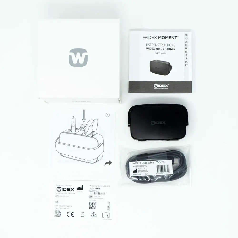 Widex Moment Charger for Moment mRIC Hearing Aids Hearing Aid Accessory