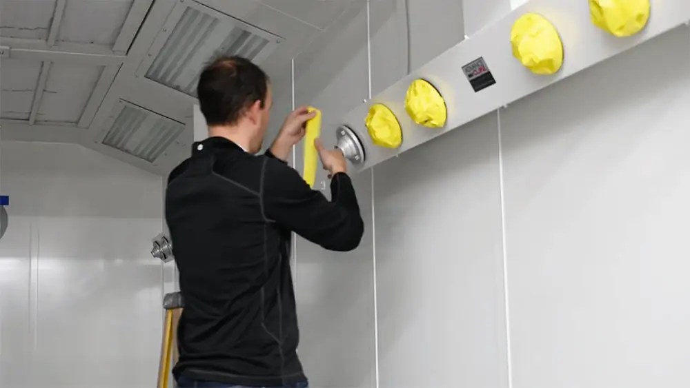How to Apply Peelable Paint Booth Protection Global Finishing Solutions