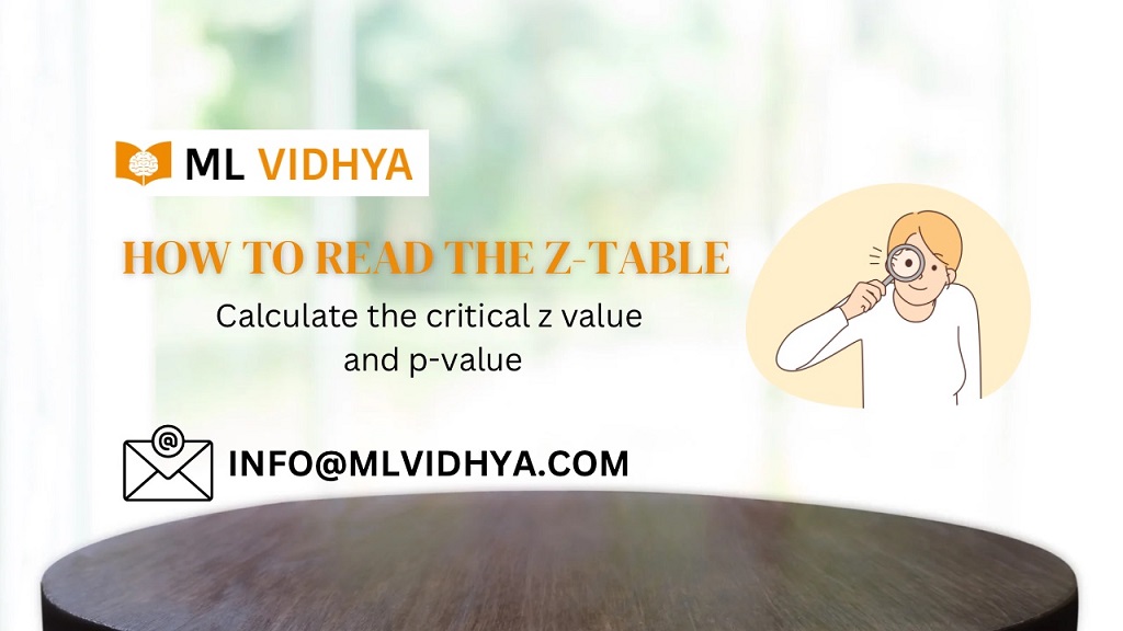 How to use the Z score table? ML Vidhya