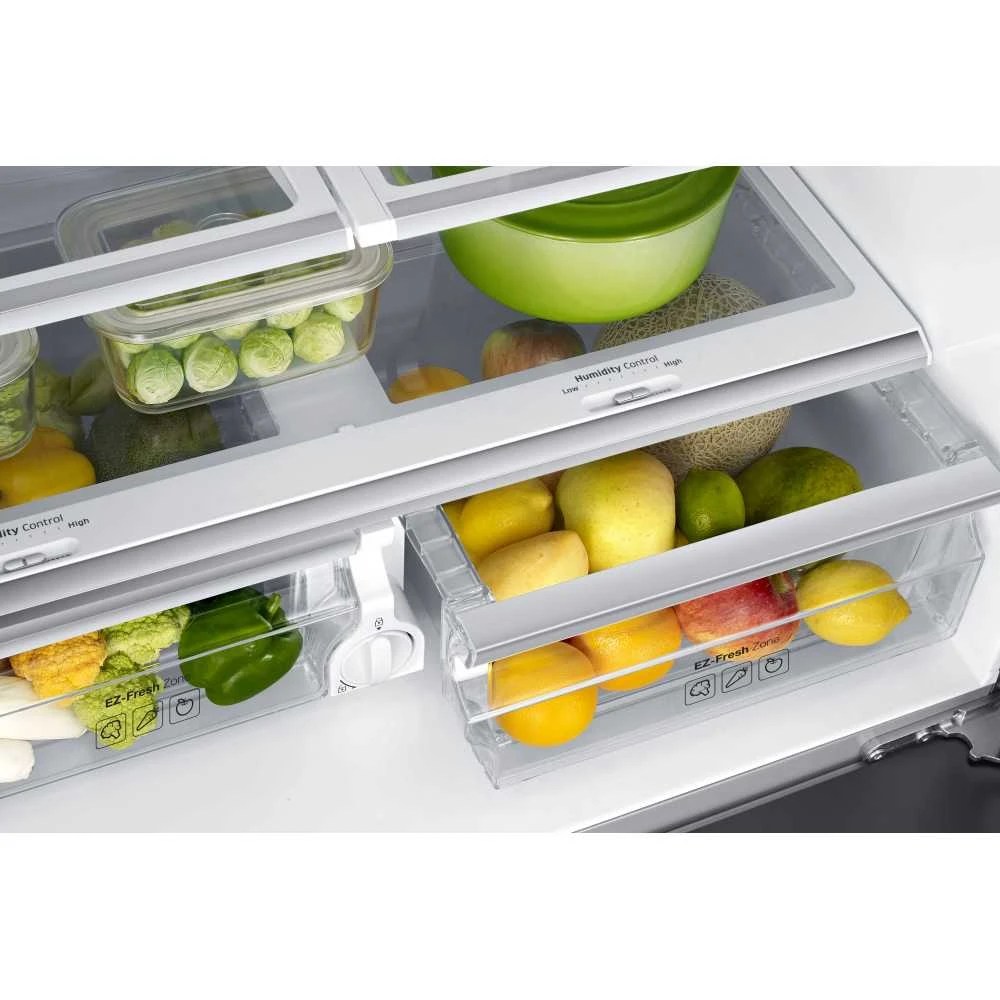 Samsung RF56J9040SR French Style RF9000 Four Door Fridge Freezer With