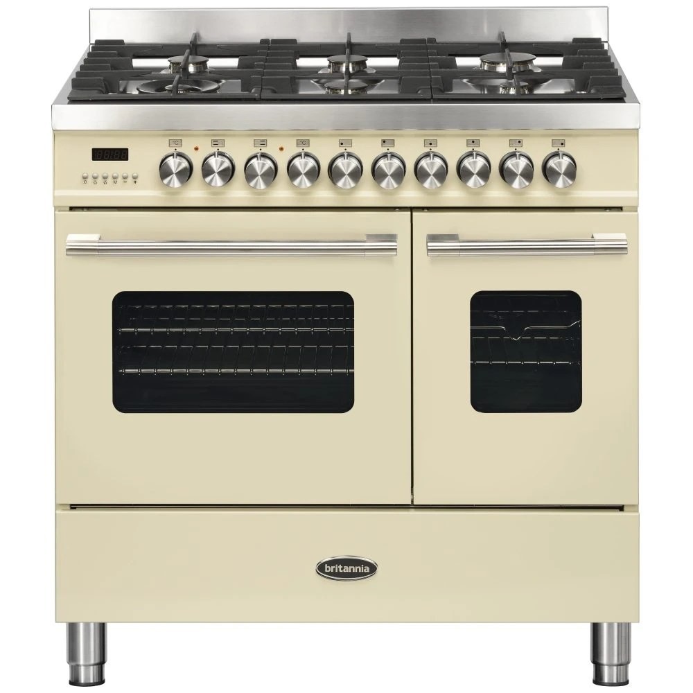 Britannia RC9TGDECR 90cm Delphi Dual Fuel Twin Oven Range Cooker