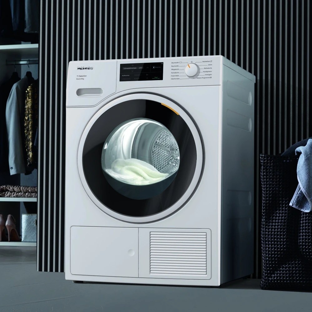 Miele TSJ663WP 9kg Heat Pump Condenser Tumble Dryer WHITE Appliance