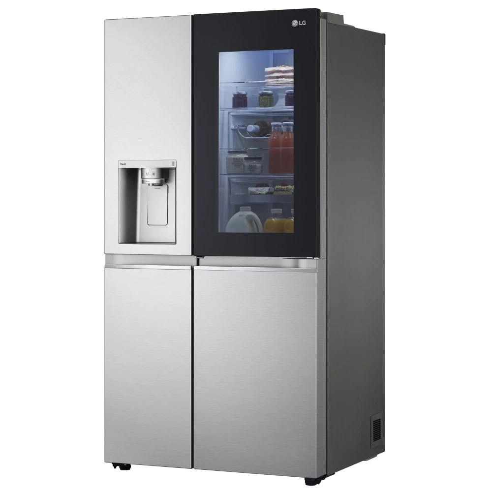 LG GSXV91BSAE Door In Door Instaview American Fridge Freezer With Ice & Water Non Plumbed