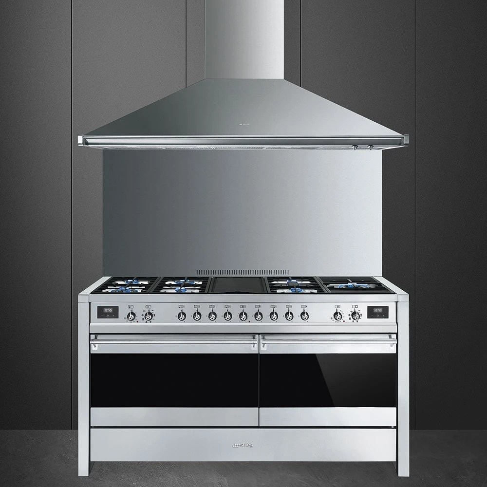 Smeg A581 150cm 'Opera' Dual Fuel Range Cooker STAINLESS STEEL