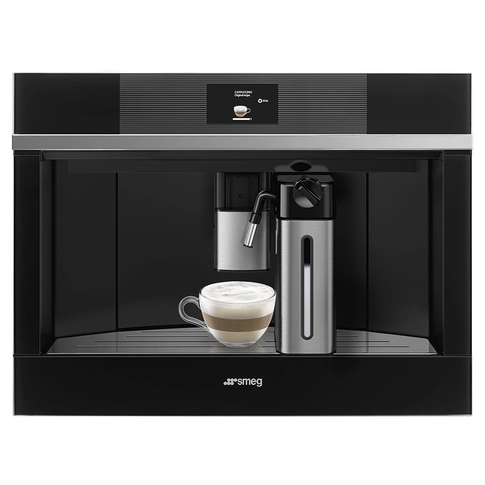 Smeg CMS4104N Linea Fully Automatic Built In Coffee Machine BLACK