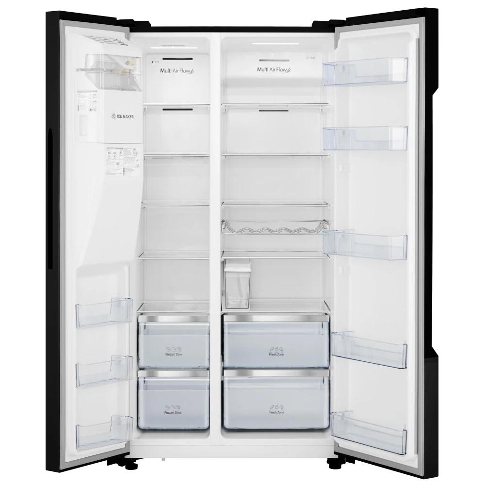 Hisense RS694N4TBF American Style Fridge Freezer Ice & Water Non