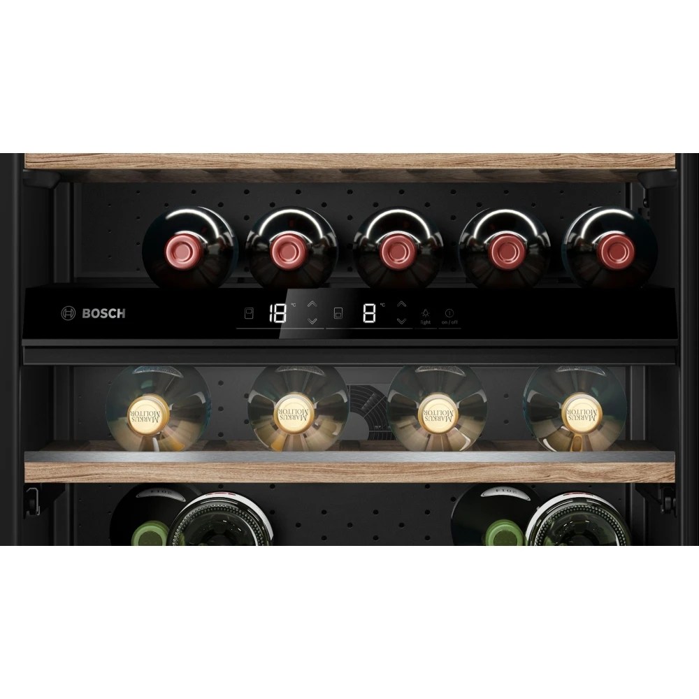 Bosch KUW21AHG0G Series 6 60cm Undercounter Dual Zone Wine Cooler