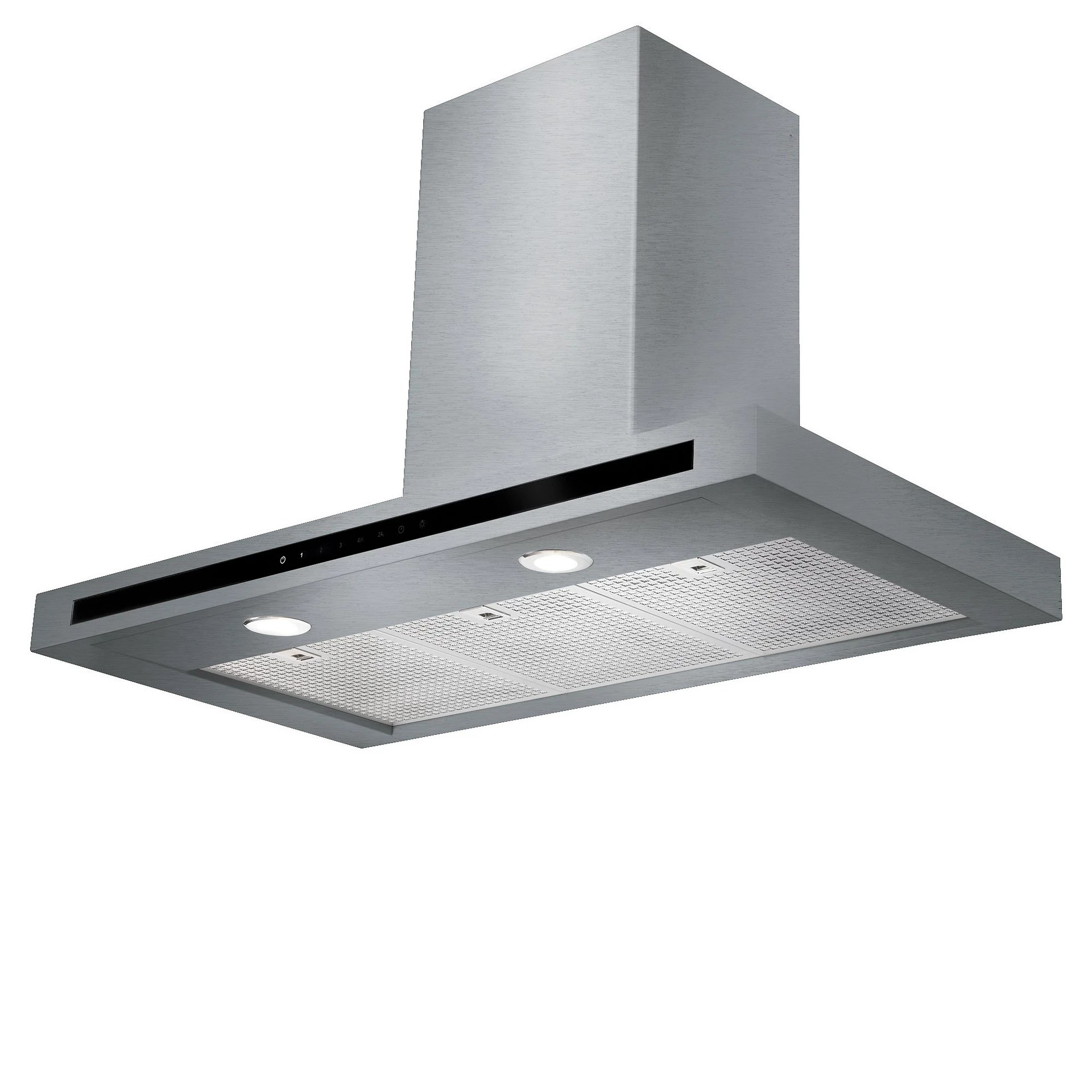 Rangemaster HLTHDS90SS 90cm Hi Lite Flat Chimney Hood STAINLESS STEEL