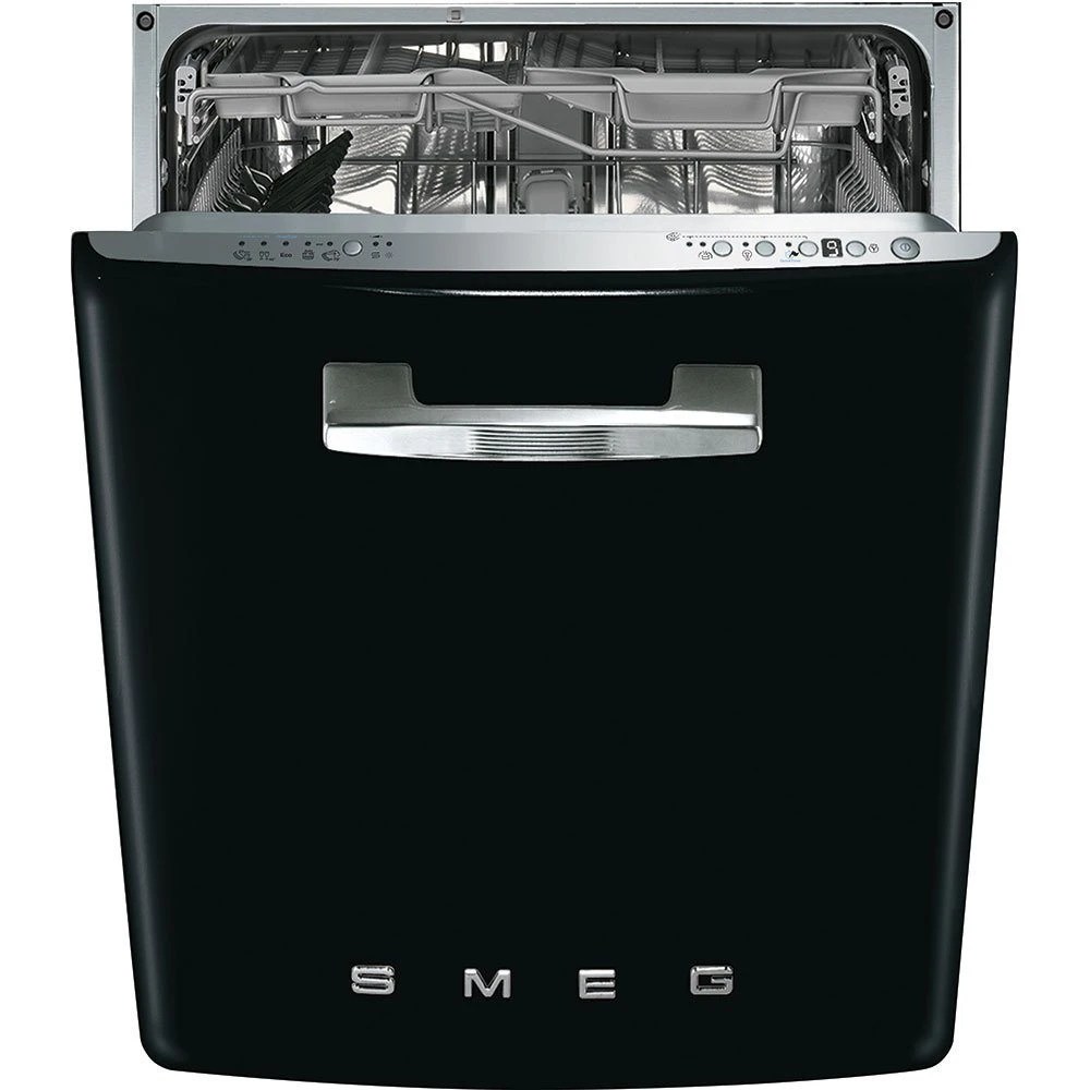Smeg DI6FABBL Integrated Retro Style Dishwasher BLACK Appliance City