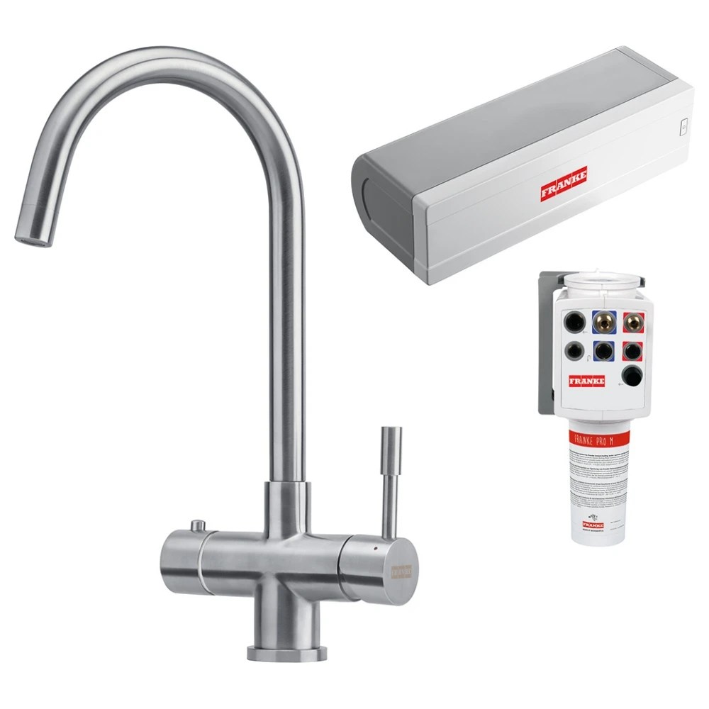 Franke MINERVA HELIX 3In1 Boiling Water Tap STAINLESS STEEL