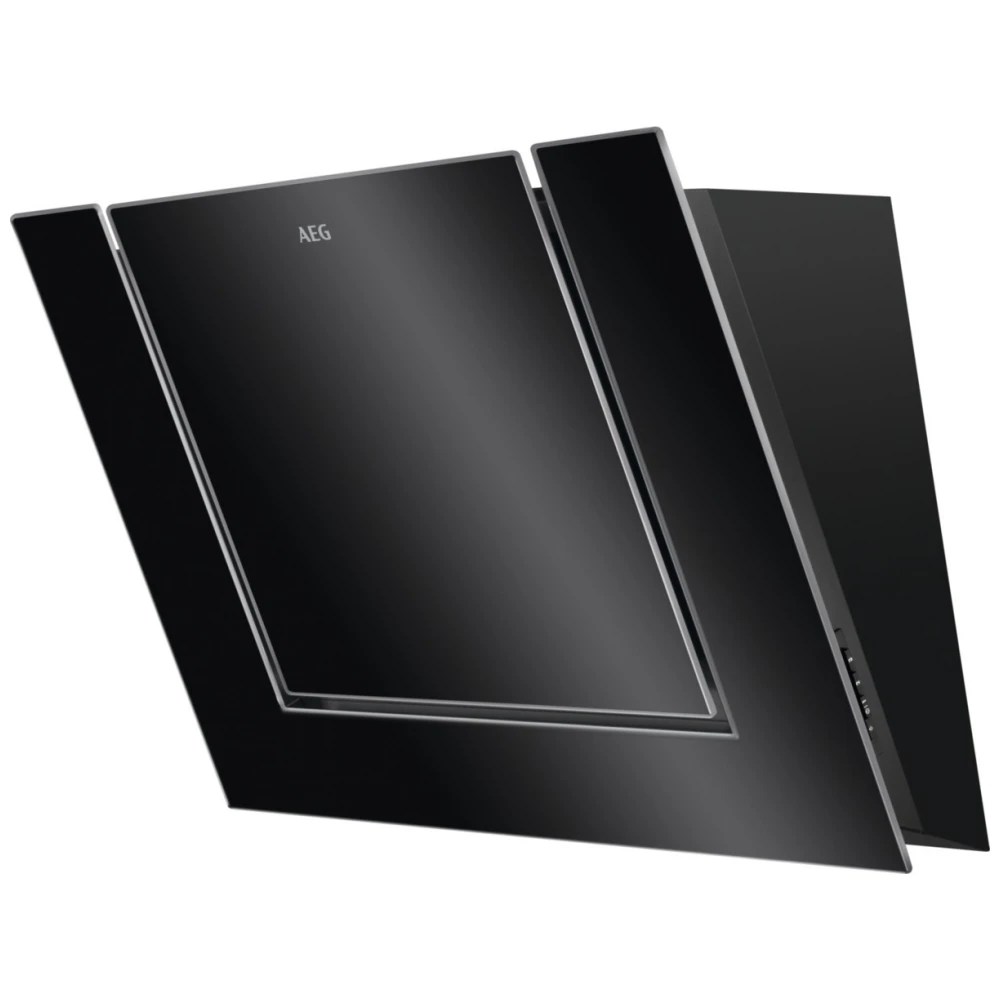 AEG DVB4850B 80cm Angled Chimney Hood BLACK Appliance City