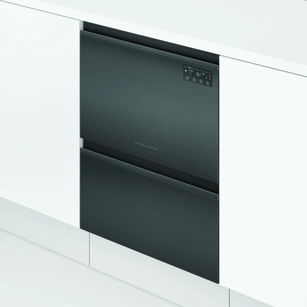 Fisher Paykel DD60D2HNB9 Double Dishdrawer With Recessed Handles