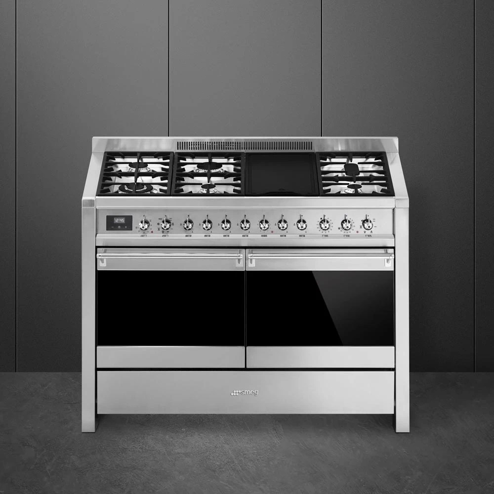 Smeg A481 120cm 'Opera' Dual Fuel Range Cooker STAINLESS STEEL