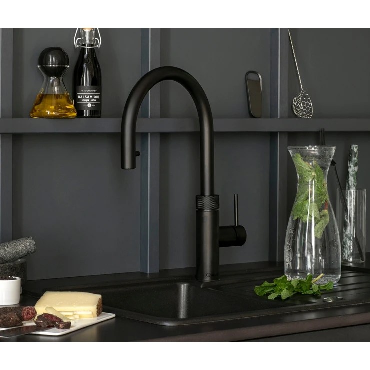Quooker Pro3 Flex Blk 3Xblk Flex 3-In-1 Boiling Water Tap - Black - Appliance City