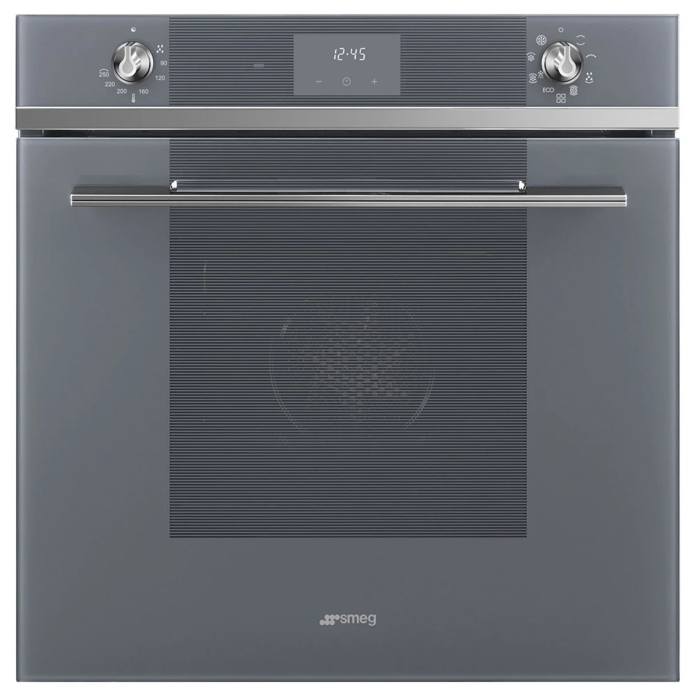 Smeg SF6100TVS1 Linea Multifunction Single Oven SILVER Appliance City