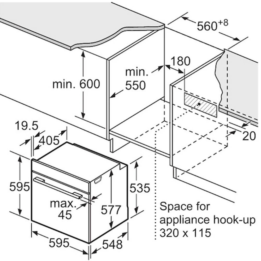 Siemens HM656GNS6B IQ700 Multifunction Single Oven With Microwave