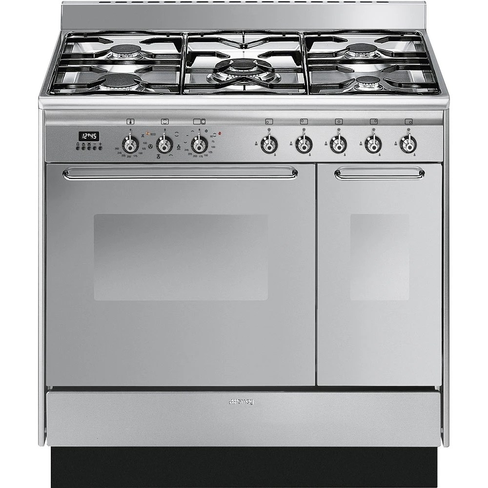 Smeg CC92MX9 90cm Cucina Dual Fuel Range Cooker STAINLESS STEEL