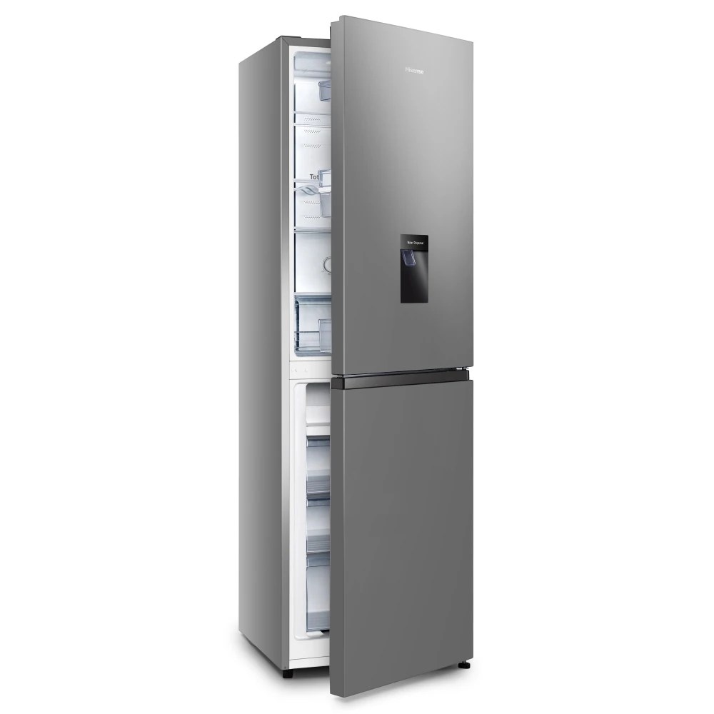 Hisense RB327N4WC1 55cm Frost Free Fridge Freezer SILVER Appliance City