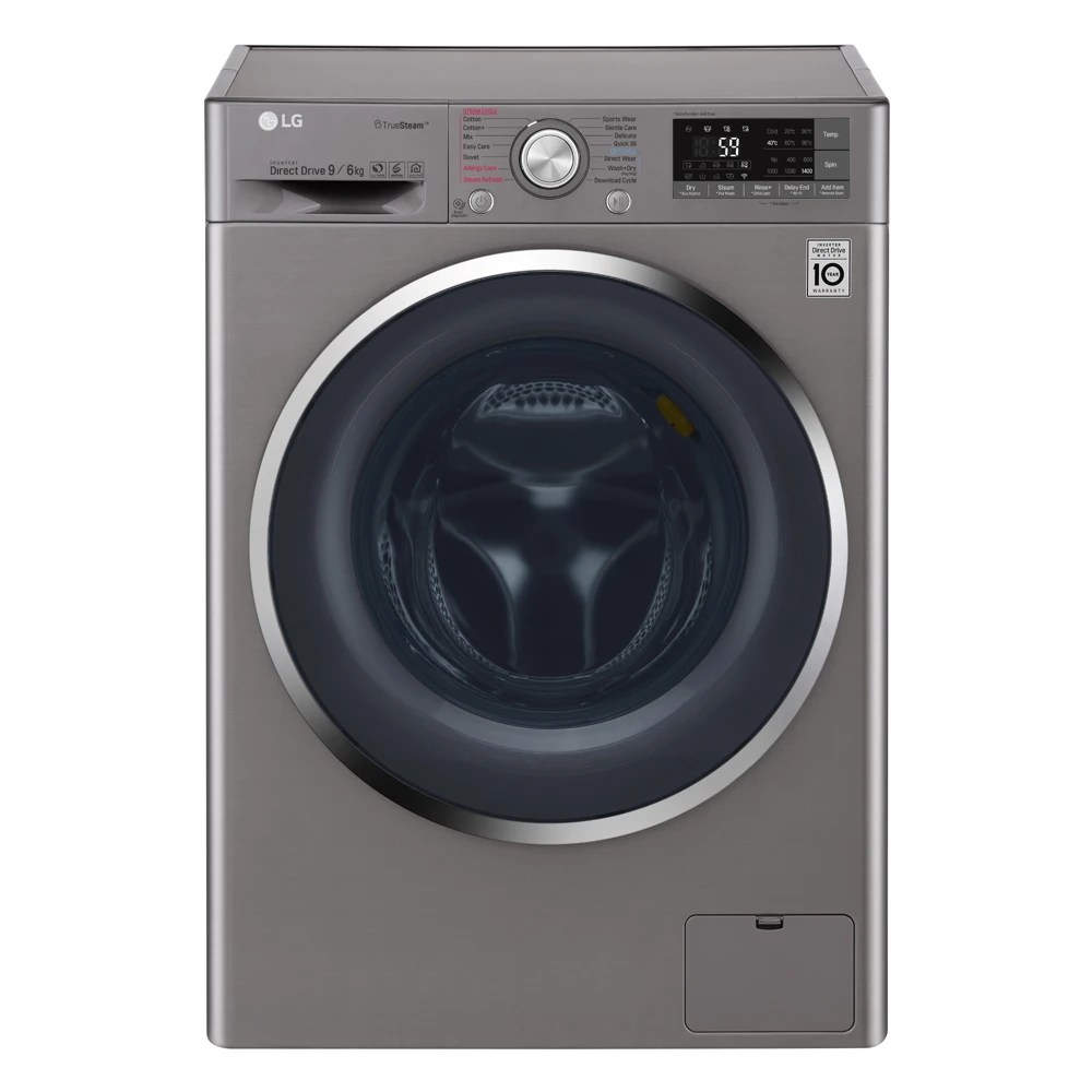 LG F4J8FH2S 9kg/6kg Direct Drive Eco Hybrid TrueSteam Washer Dryer