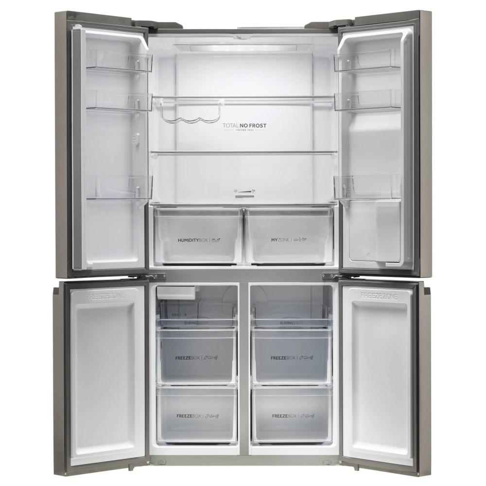 Haier HTF520IP6 * Four Door Fridge Freezer With Water And Ice SILVER