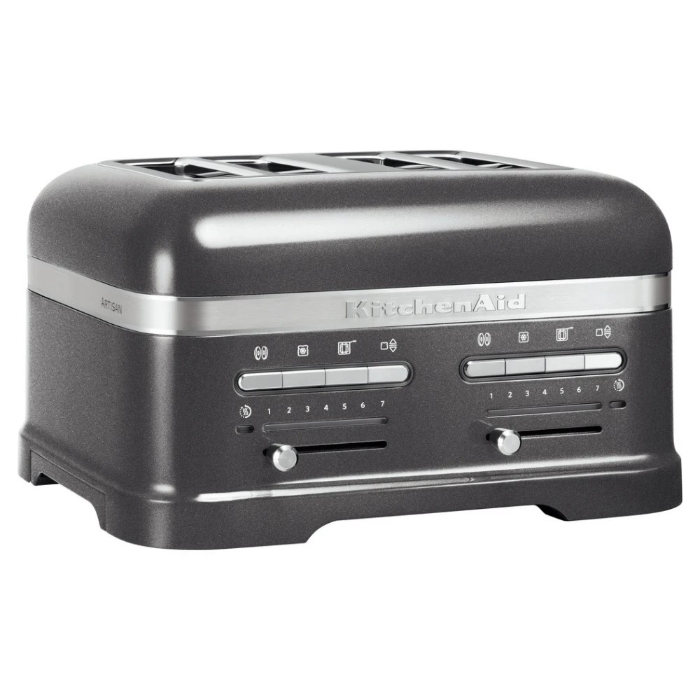 KitchenAid 5KMT4205BMS Artisan 4 Slice Toaster MEDALLION SILVER
