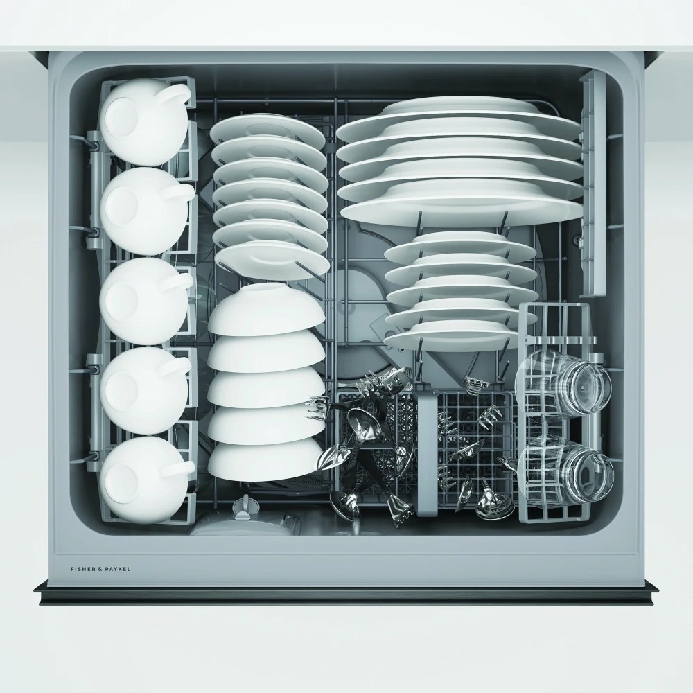 Fisher Paykel DD60D2HNB9 Double Dishdrawer With Recessed Handles