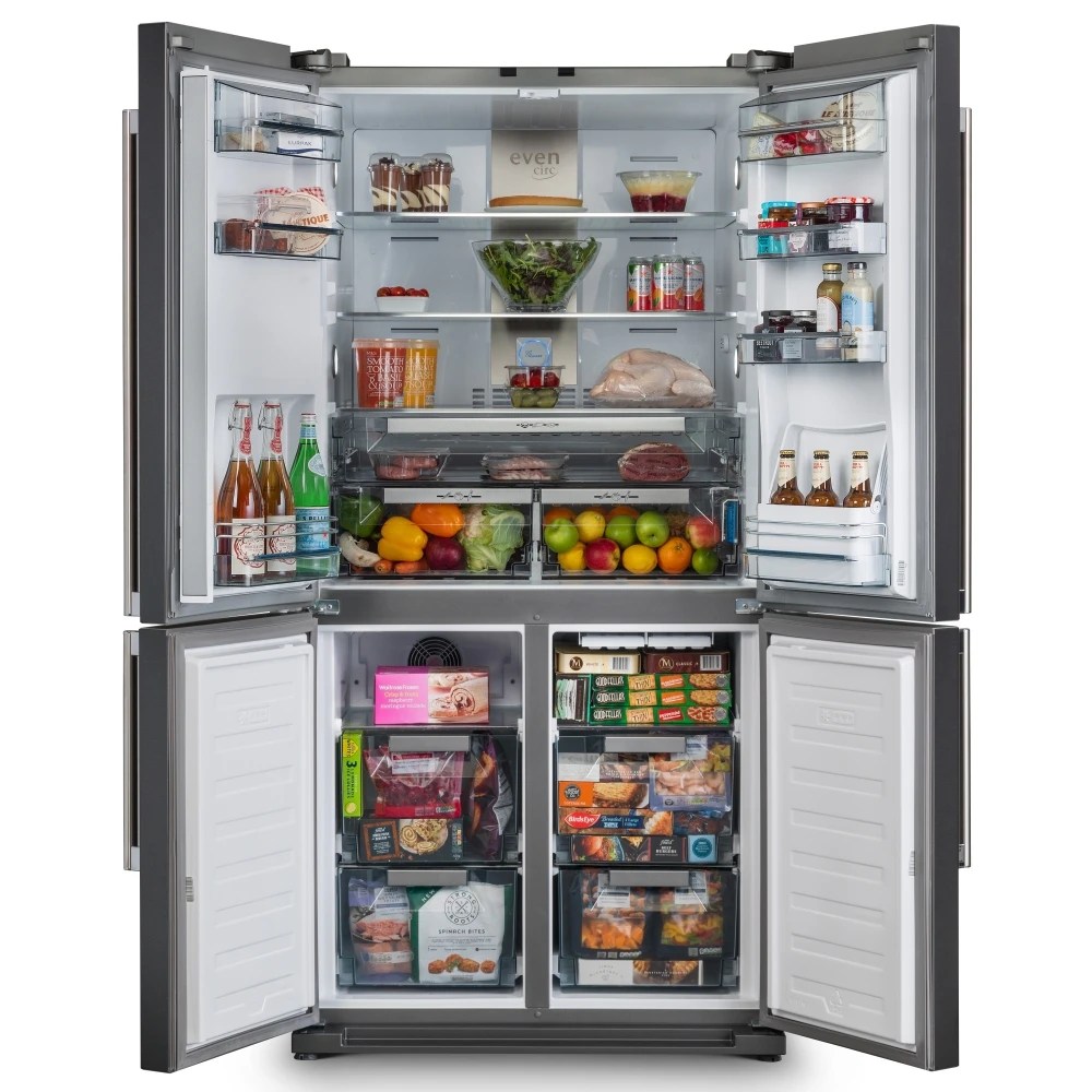 Rangemaster RSXSDL21IV/C 127890 French Style 4 Door Fridge Freezer With