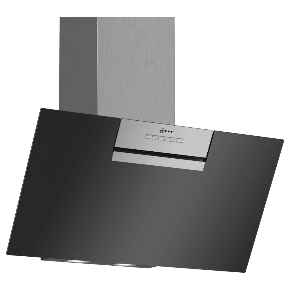 Neff D85IEE1S0B N30 80cm Angled Chimney Hood BLACK Appliance City