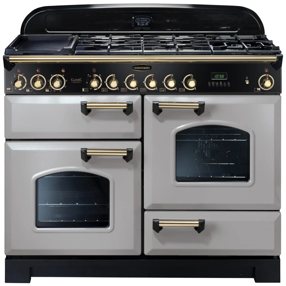 Rangemaster CDL110DFFRP/B Classic Deluxe 110cm Dual Fuel Range Cooker