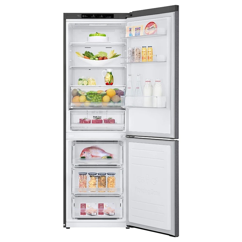 LG GBB61DSJZN 60cm Frost Free Fridge Freezer GRAPHITE Appliance City